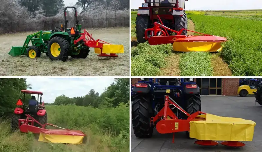 Tractor PTO drive 135 drum mower for sale