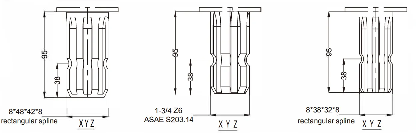 Agricultural Gearbox-Replacement of Bondioli & Pavesi 2155