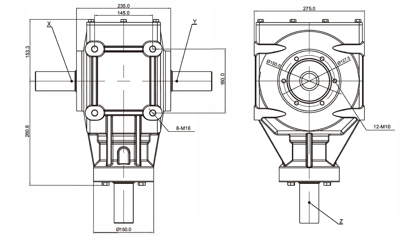 Agricultural Gearbox-Replacement of Bondioli & Pavesi 2201