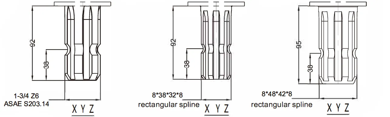 Agricultural Gearbox-Replacement of Bondioli & Pavesi 2201
