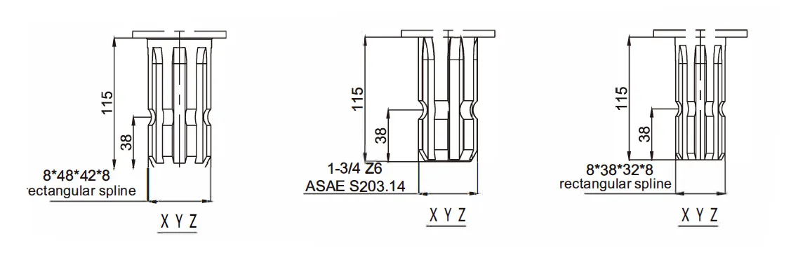 Agricultural Gearbox EP280-Replacement of Comer T-301B