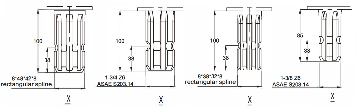 Agricultural Gearbox EP2502-Replacement of GB M115F
