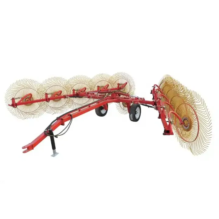 Raking Hay with a Wheel Rake