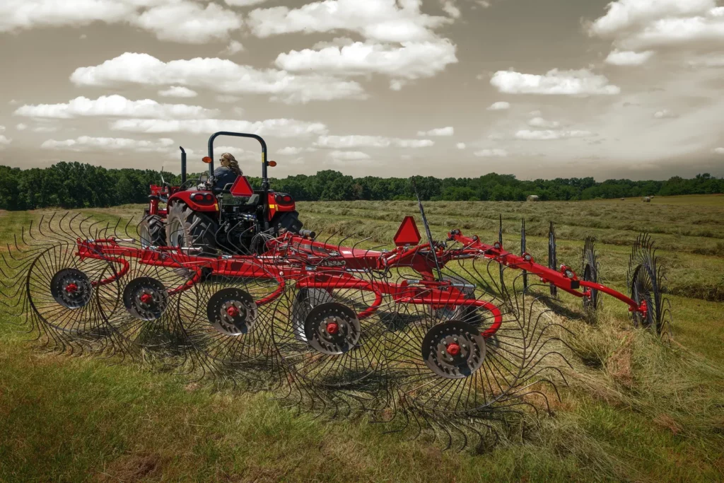 Finger Wheel Hay Rake (Hay Tedder) for Collect Grass RXHR-3 RXHR-4 RXHR-5