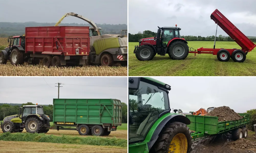 Heavy Duty Farm Dump Trailers
