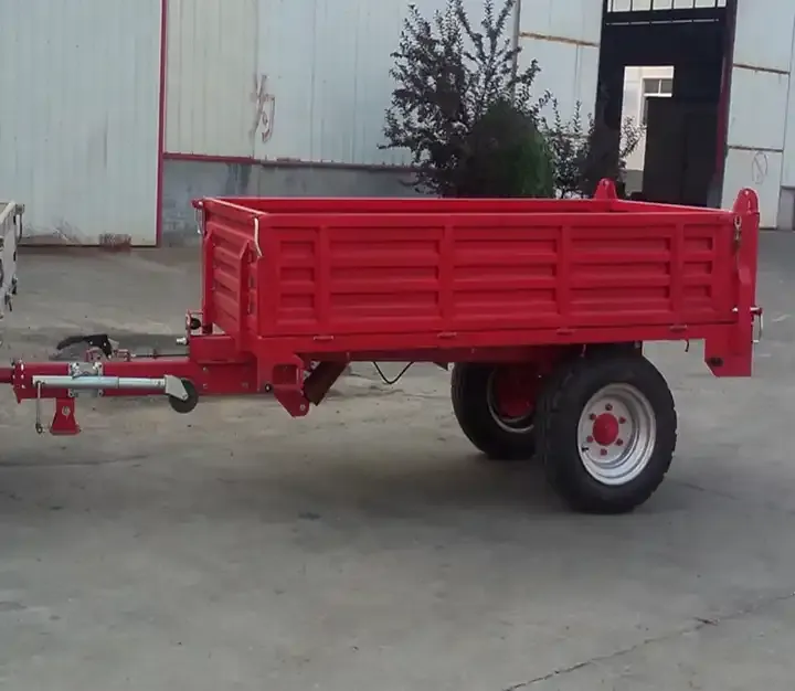 Farm Dump Trailer Loading 3000kg Fruit