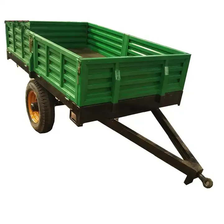 Farm Trailer 8 Ton/4 wheel farm trailer/2 ton single axle farm trailer