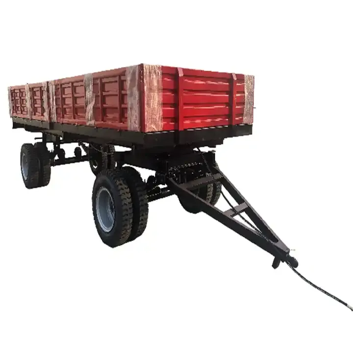 6 Ton Massey Ferguson Tractor Trailers Box Side Tipping Trailer