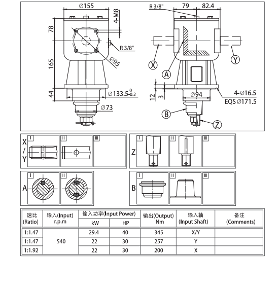 Rotary Cutter Gearbox EP 05