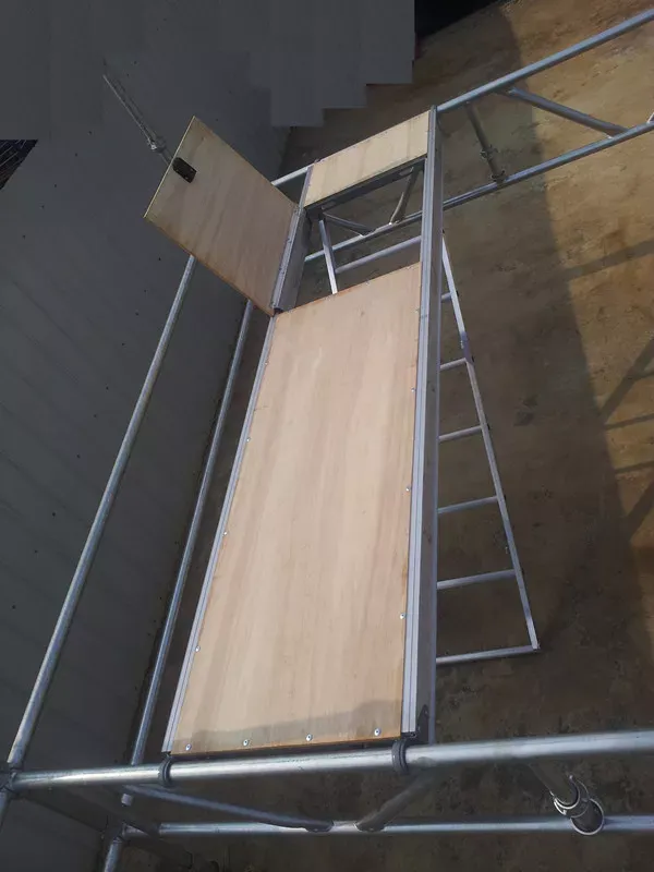 Aluminum Plywood Ladder Hatch Deck / Aluminum Plywood Ladder Trapdoor Plank