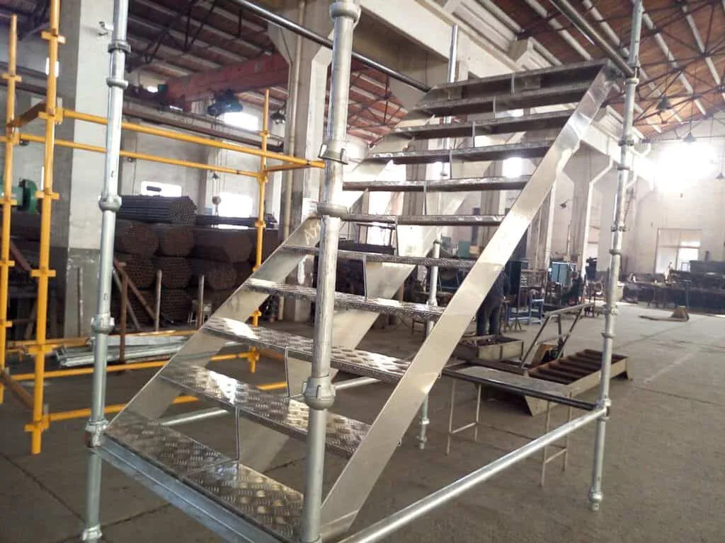 Aluminum Stretcher Stairs for Cuplock Scaffolding System and Kwikstage Scaffolding System