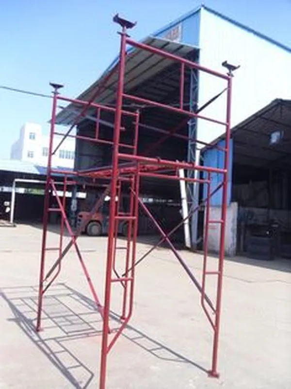 American Snap-on lock Walk-Through Frame Scaffolding for Building Construction