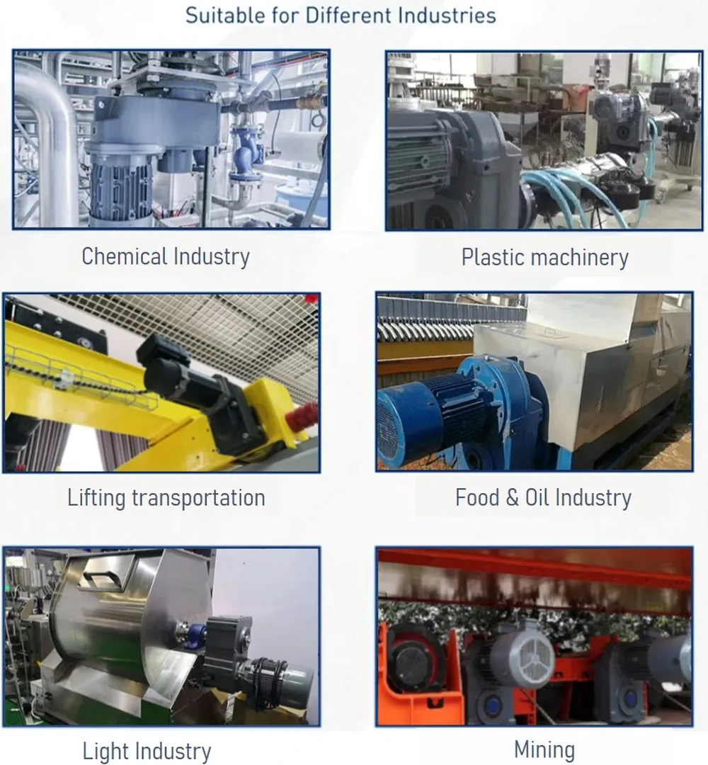 FF Series Helical Gearbox with Flange Mounted Solid Shaft Output