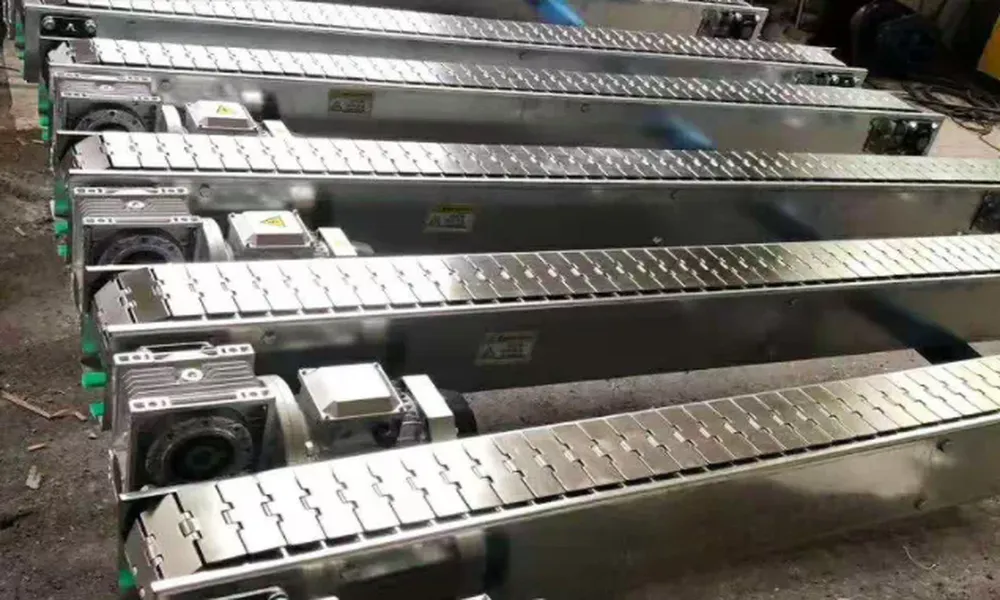 Stainless Steel Flat-top Chain With Rubber Top