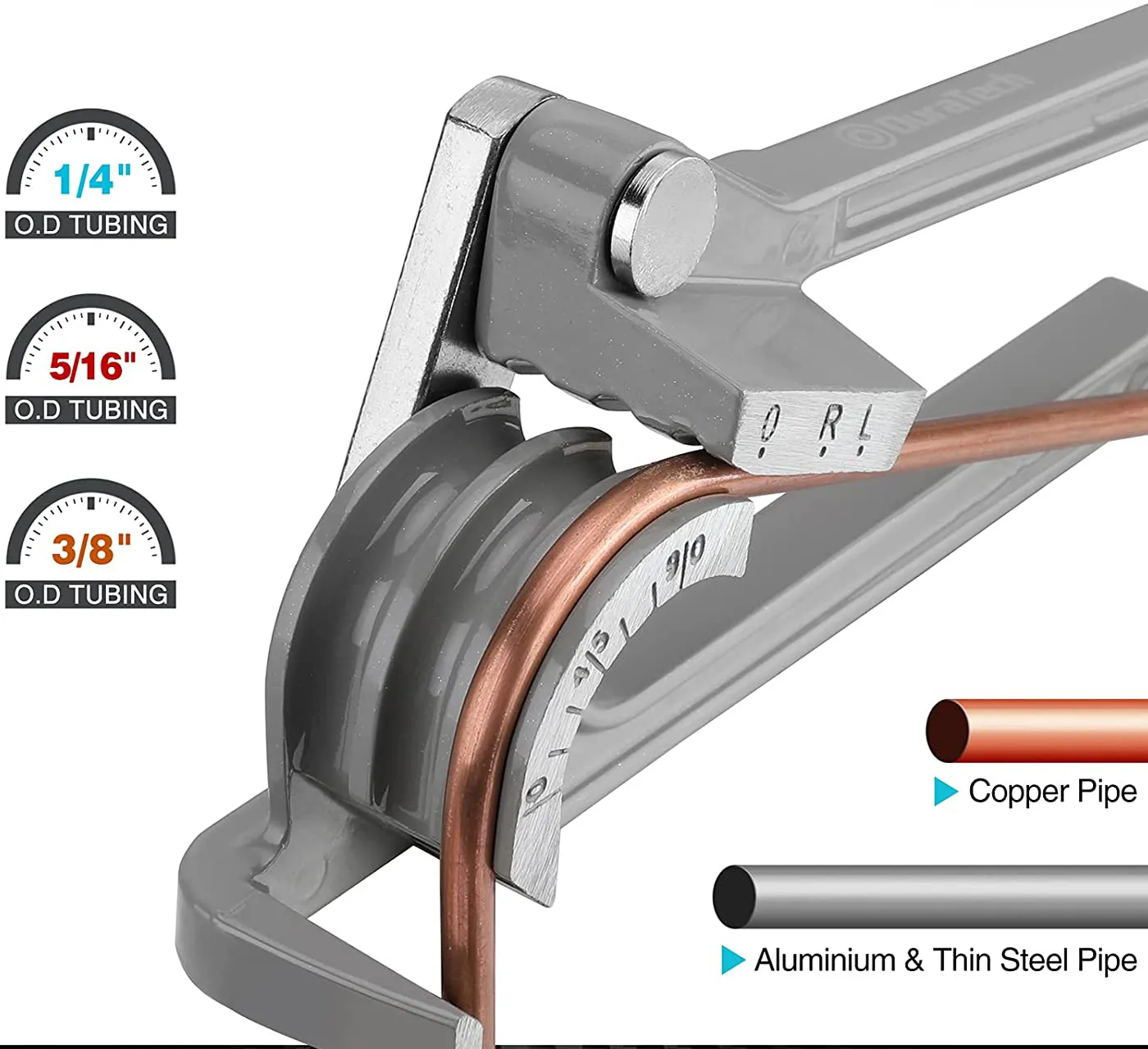 3-In-1 Lever Tube Bender TB-3 TB-3M for Bending Refrigeration Copper Pipe or Tubing