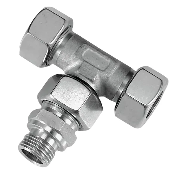 Assembled Adjustable Swivel Brunch Tee-ET-M-ED Hydraulic Fittings