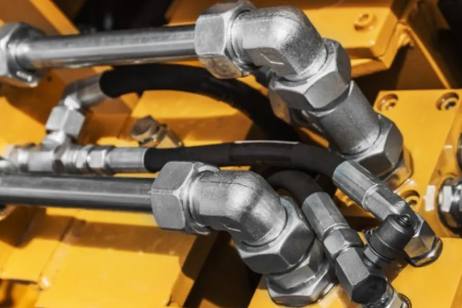 Assembled Adjustable Swivel Run Tee-EL-M-ED Hydraulic Fittings