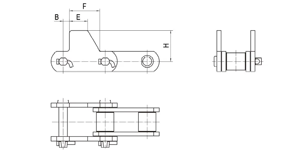 Sugar Mill Chains With Straight Plate