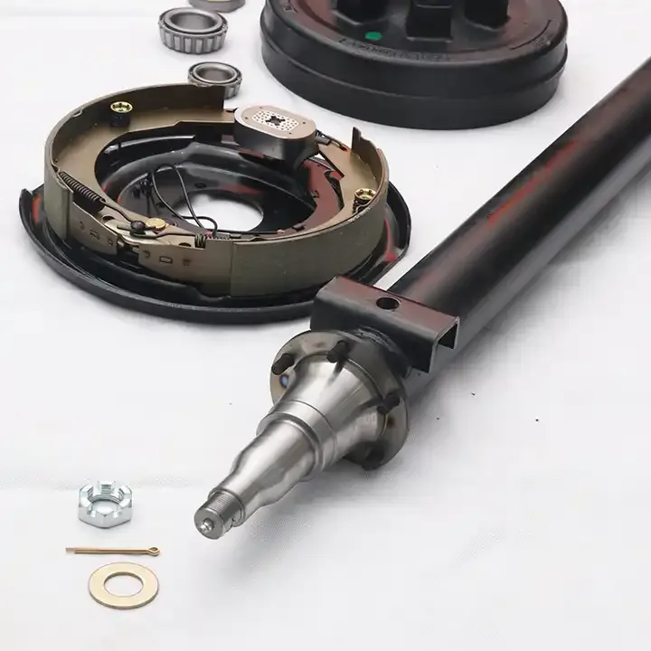 Electric Axle Wholesale Light RV Trailer Axle Assembly and Part Hydraulic/Mechanical Brake and Drum for Europe Area
