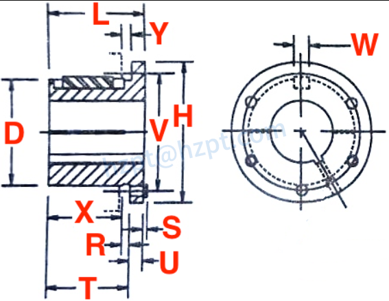 B Bushing With 1-3/8" Bore