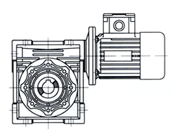 RDF-NMRV Worm Gearbox RDF-NRV Worm Gear Speed Reduction Unit