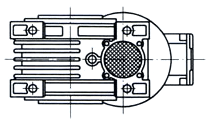 RDF-NMRV Worm Gearbox RDF-NRV Worm Gear Speed Reduction Unit