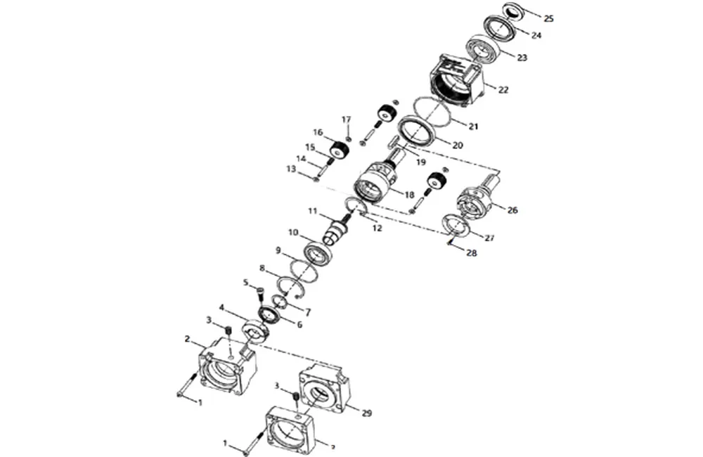 BAB Series High Torque High Precision Planetary Gearbox (Planetary Gear Reducer)