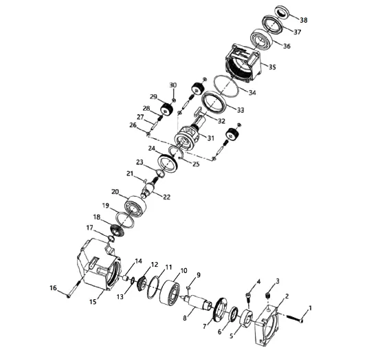 BABR Series High Precision Right Angle Planetary Gearbox (Planetary Gear Reducer)