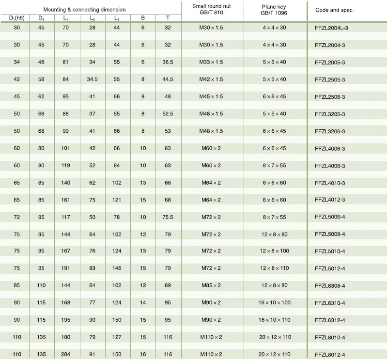 Ball Screw With FFZL Type Inner Cycle Thread Preload Nut
