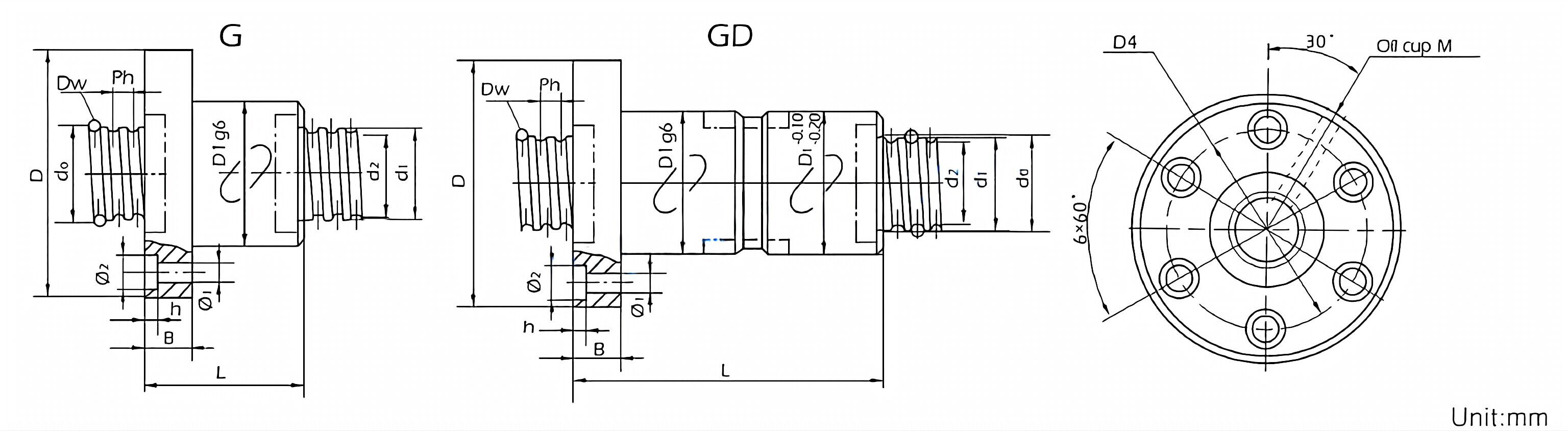 G.GD Series Ball Screws
