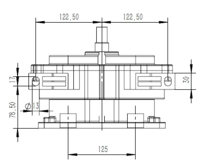 BGV063 Series Helical Gear Reducer for Ice Cream Machines