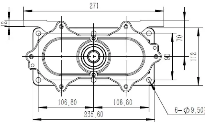 BGV063 Series Helical Gear Reducer for Ice Cream Machines