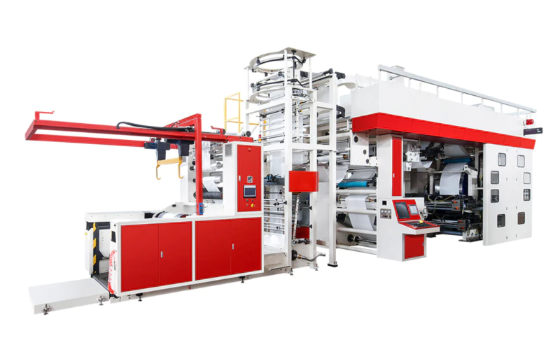 Heavy Duty Bag Printing & Edge Inserting Production Line For FFS Bag