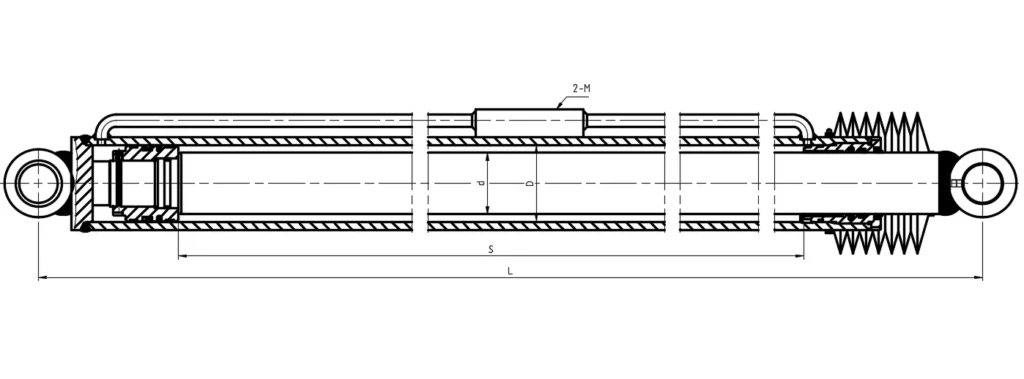 Boom Aerial Work Vehicle Upper Arm Hydraulic Cylinder
