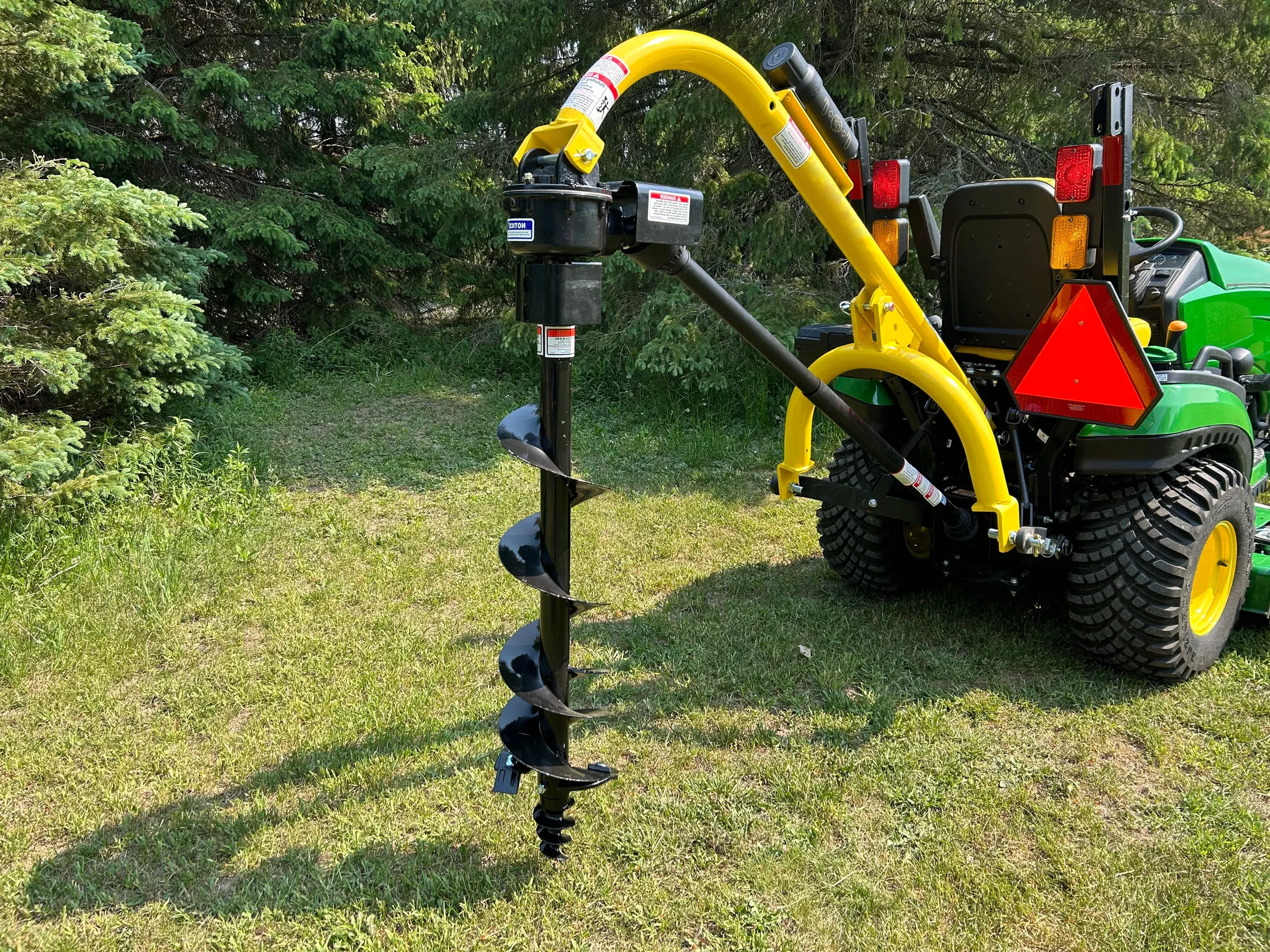 75 HP Heavy Duty Post Hole Digger Gearbox for 3 Point Post Hole Digger