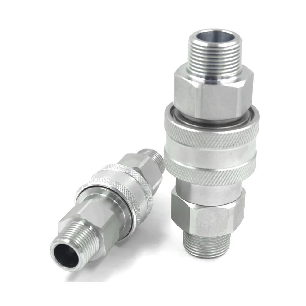 ISO 7241 A 3/4 inch NPT/BSP Thread Quick Disconnect Hydraulic Hose Fittings & Straight Thread Hydraulic Fittings