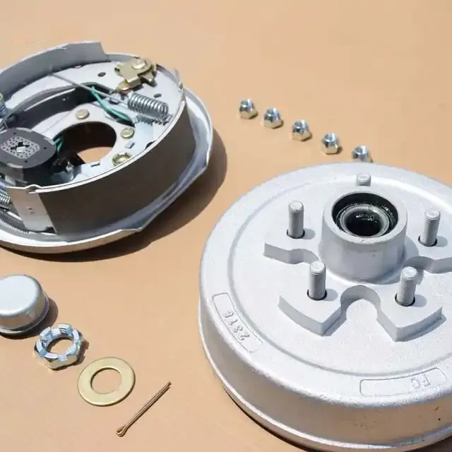 Trailer Brake Drum 2,500 Lbs 5 Bolts Pcd 4.25" 4.5" 4.75" 5" 5.5" Trailer Axle Kit Hub Assembly for Mover Caravan Boat Trailer