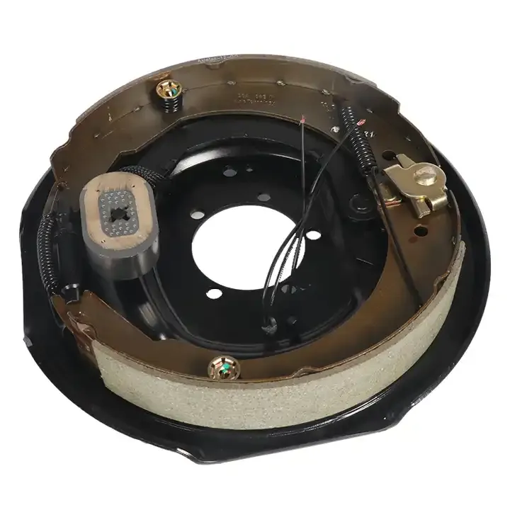 Factory Produced Brake System 10" High Quality Square Solid Stub Axle Assembly with Electric Brake System with Hand Brake