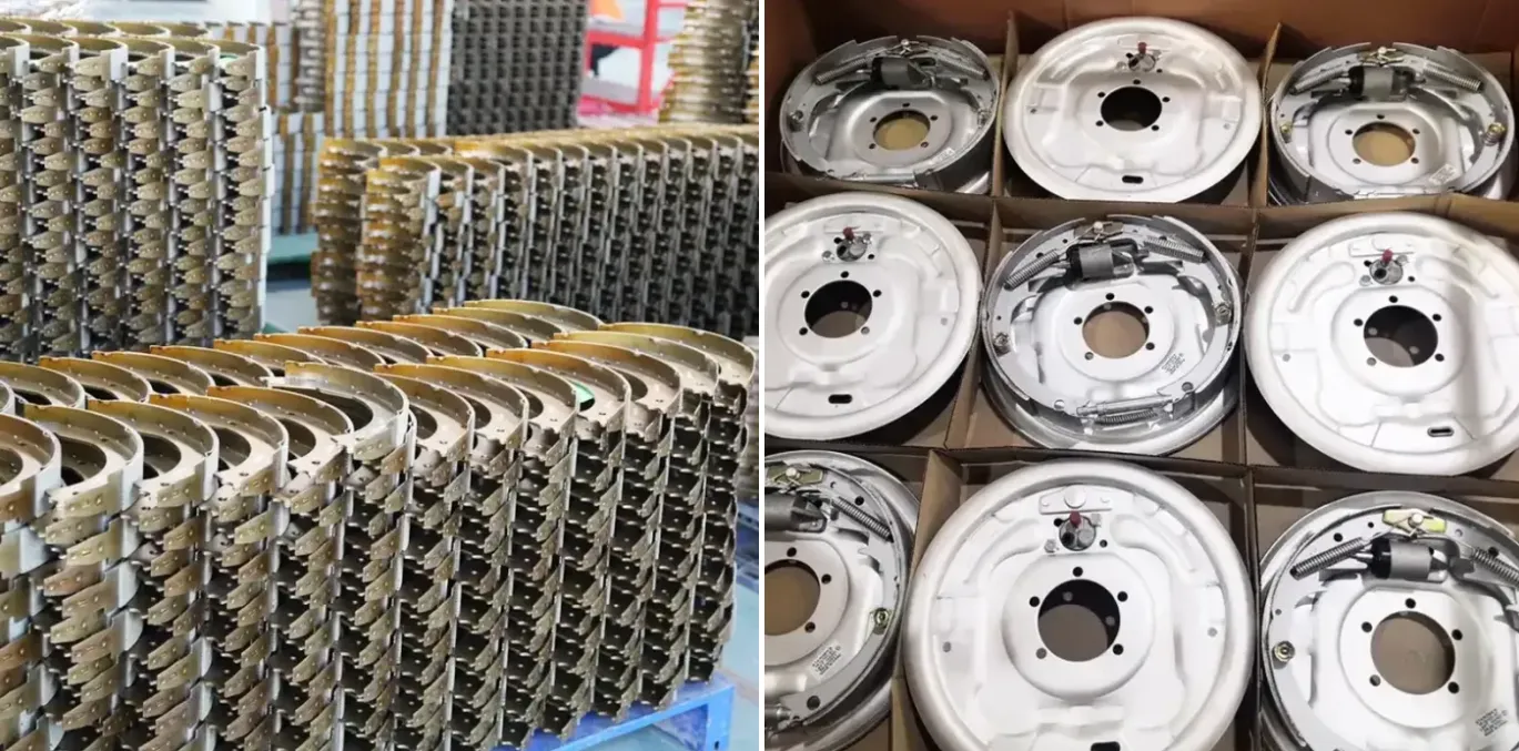 Replacement Electric Brake Shoe and Lining Kit for RV Trailer Brake Assembly