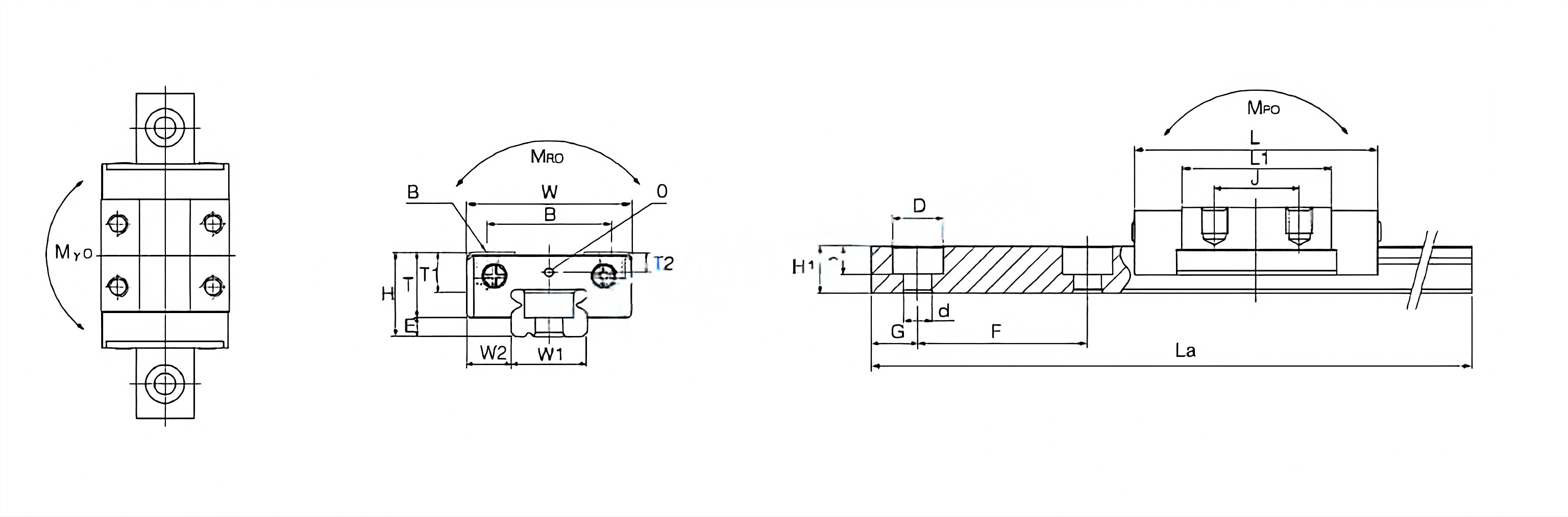 BTMW Miniature Linear Guideway (Wide-Type)