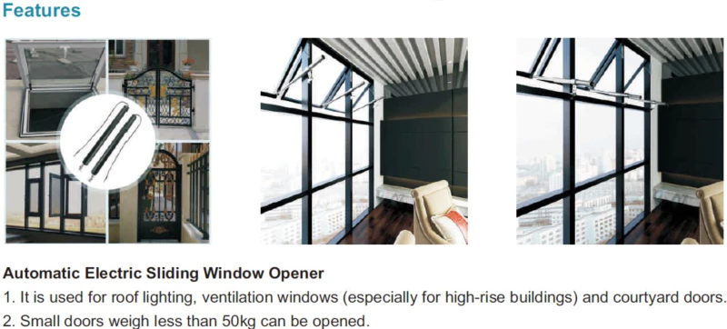 C01-B Automatic Electric Push-pull window opener Max loading weigh 65 kg