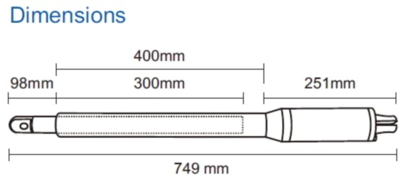 C01-L swing gate opener Automatic Gate System for150kg