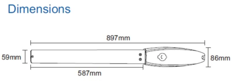 C023  swing gate opener Automatic Gate System for 200KG