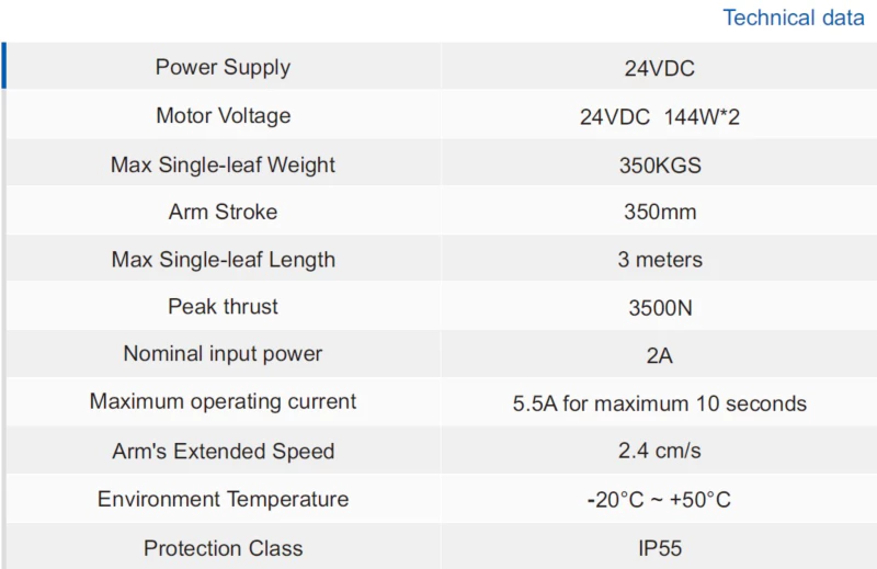 C03 swing gate opener Automatic Gate System for 350kg