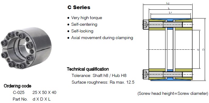 C & CA & CB Series Locking Assemblies