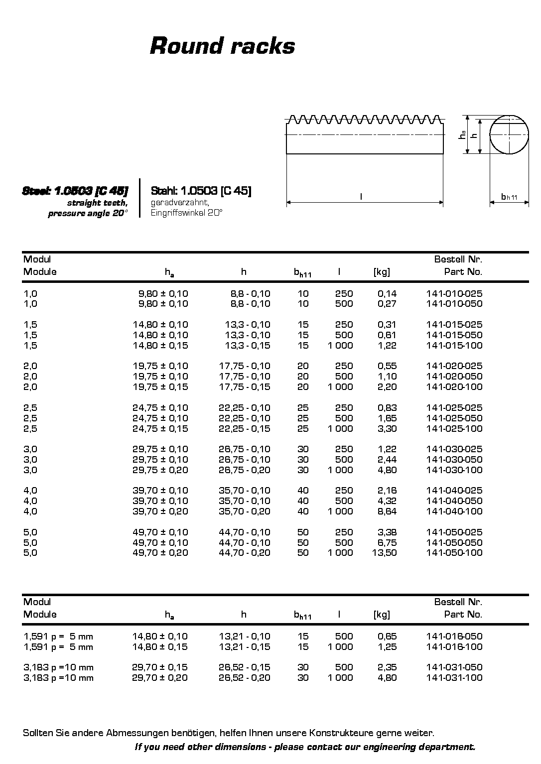 Gacks for Continuous Mounting