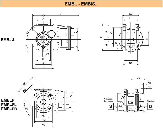 EMB Bevel Helical Gearboxes