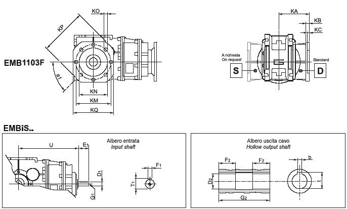 EMB Bevel Helical Gearboxes
