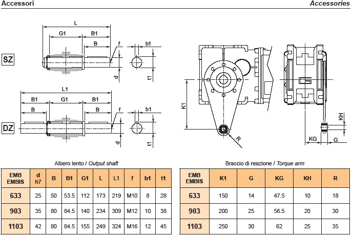 EMB Bevel Helical Gearboxes