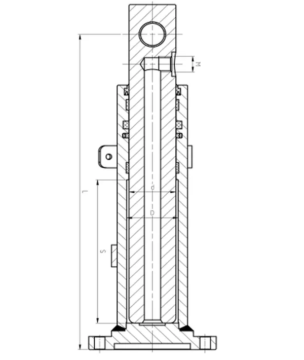 Lift Hydraulic Cylinder for Cart